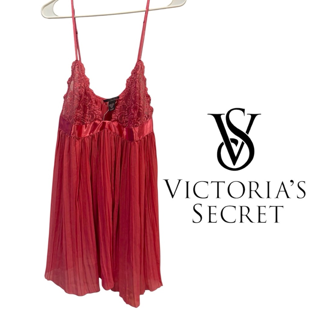 Victoria's Secret Pink Chemise with Lace Detail, NWT size XL